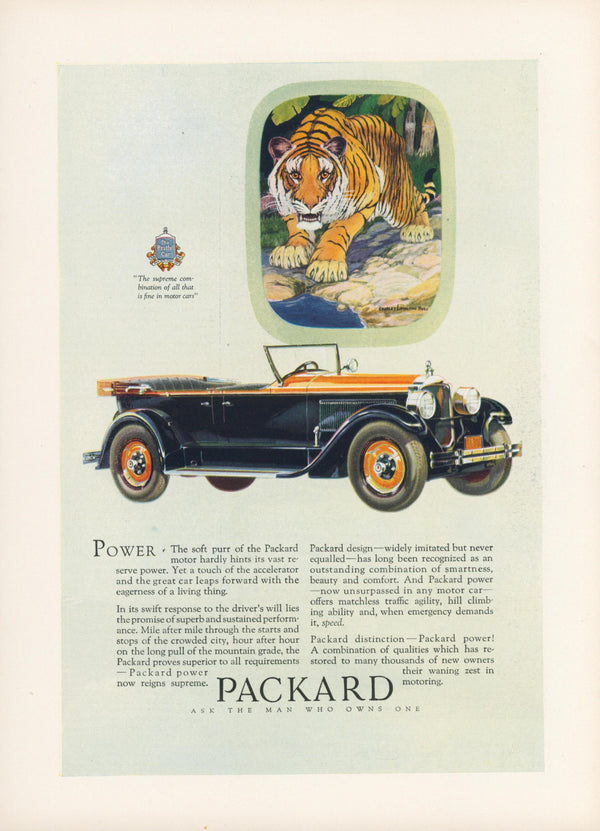 Packard- Vintage Ad - Original Vintage Ad: