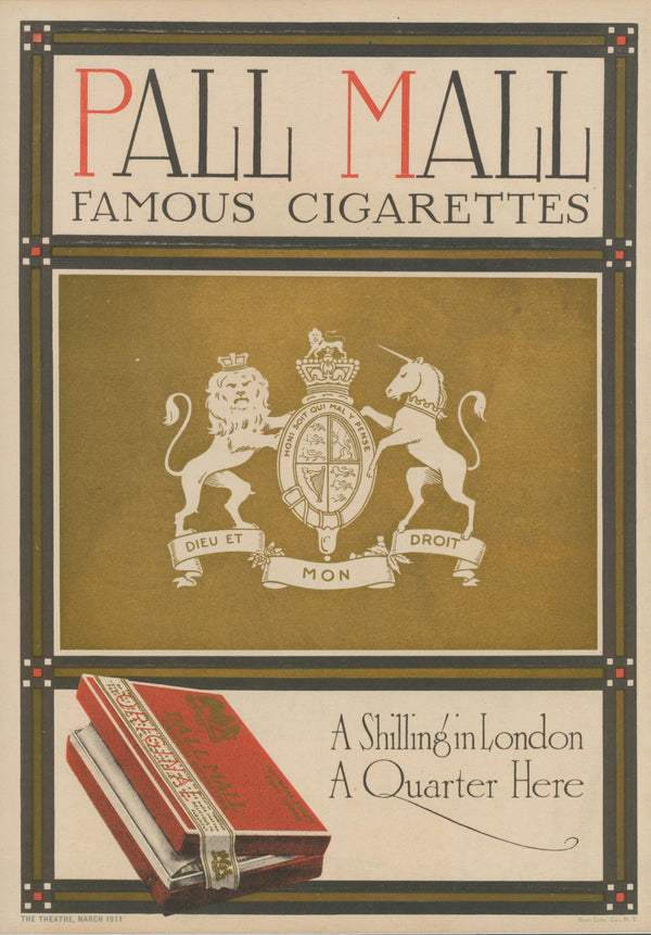 Pall Mall Vintage Ad