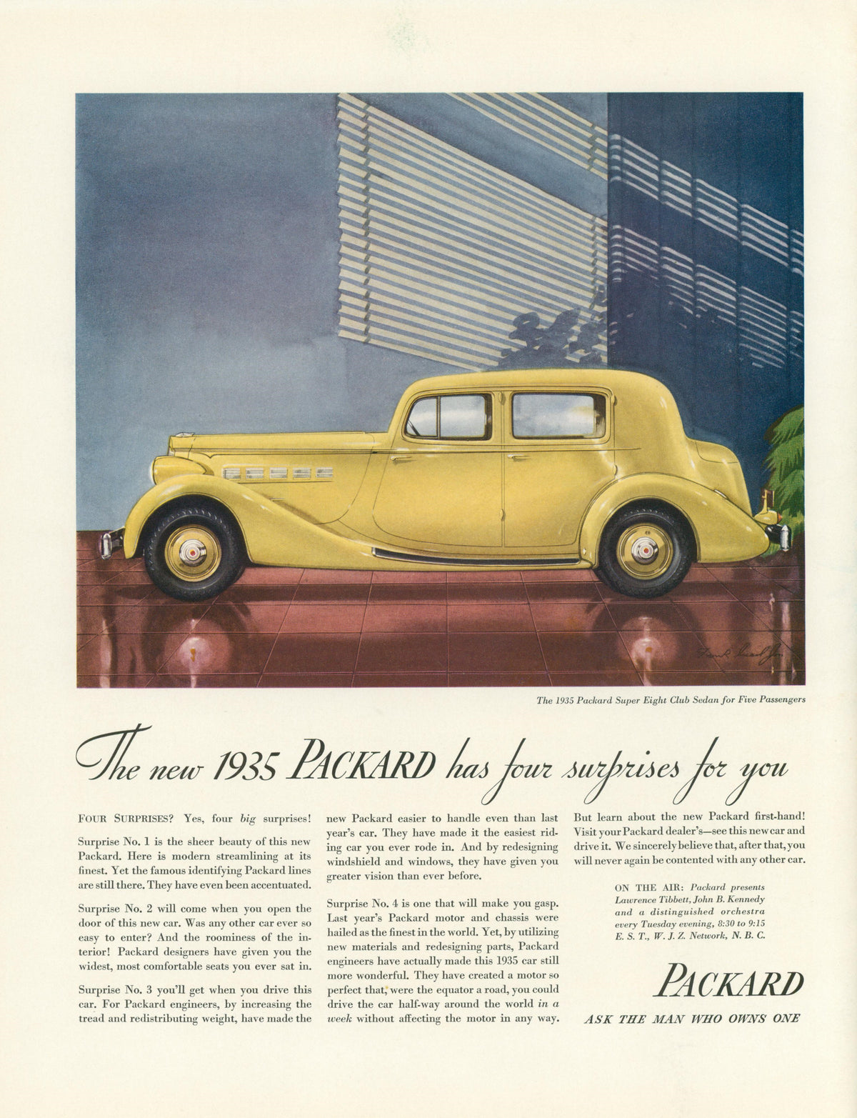 The New Packard, Vintage Ad - Original Vintage Ad: