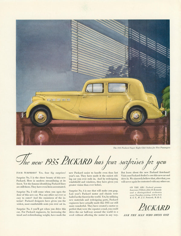 The New Packard, Vintage Ad - Original Vintage Ad:
