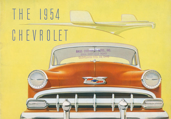 The 1954 Chevrolet Brochure - Original Vintage Publication: