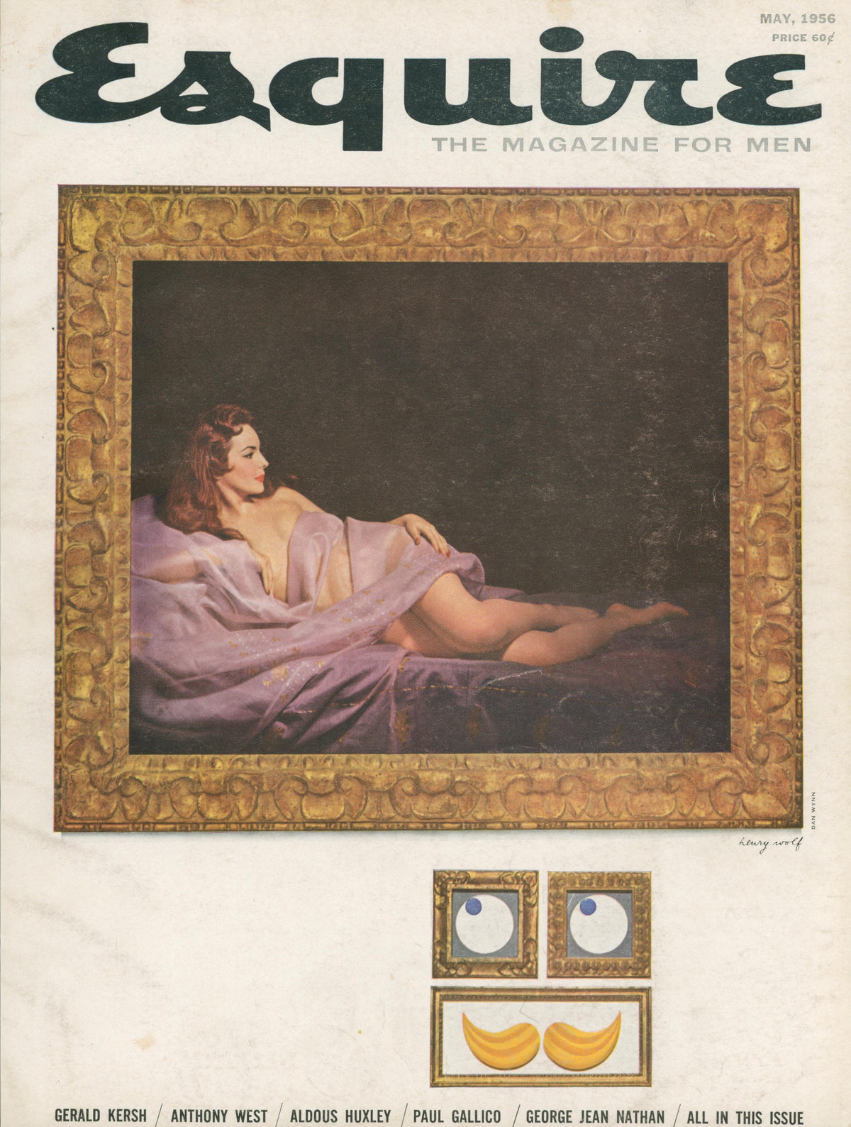The Male Gaze- Esquire Magazine - Original Vintage Cover Art: