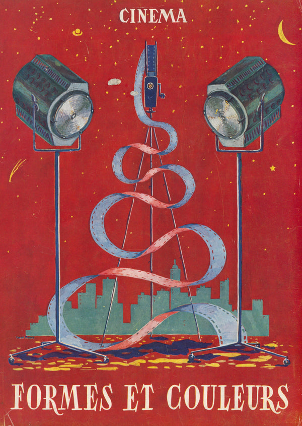 Cinema, Forms and Colors - Original Vintage Cover Art:
