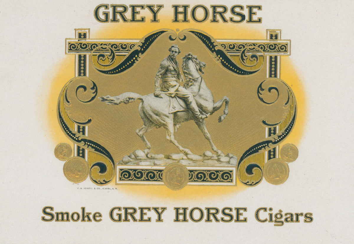 Grey Horse, Cigar Label