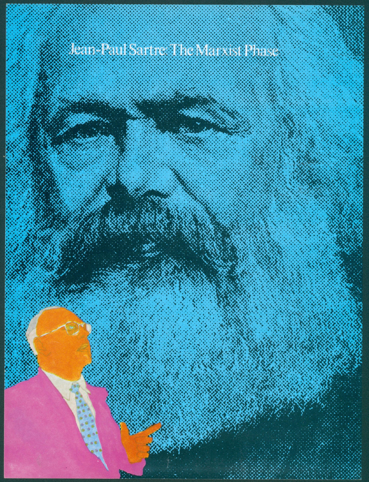 The Marxist Phase, Ramparts Magazine - Original Vintage Illustration