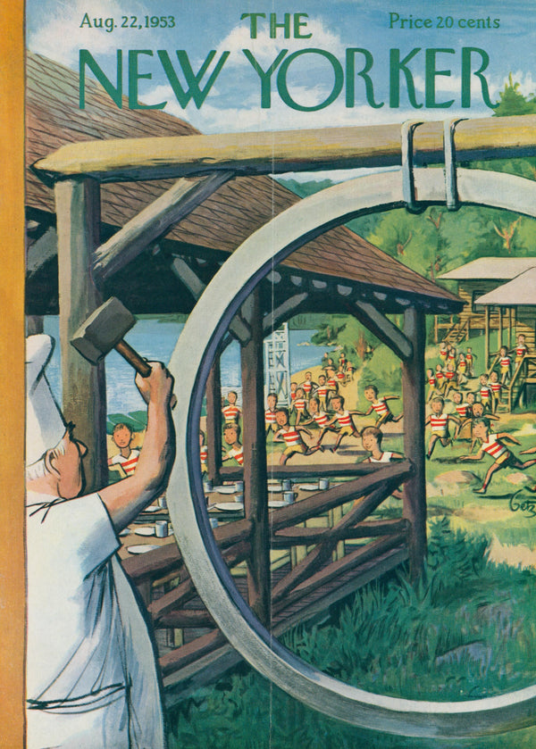 Summer Camp- The New Yorker - Original Vintage Cover Art: