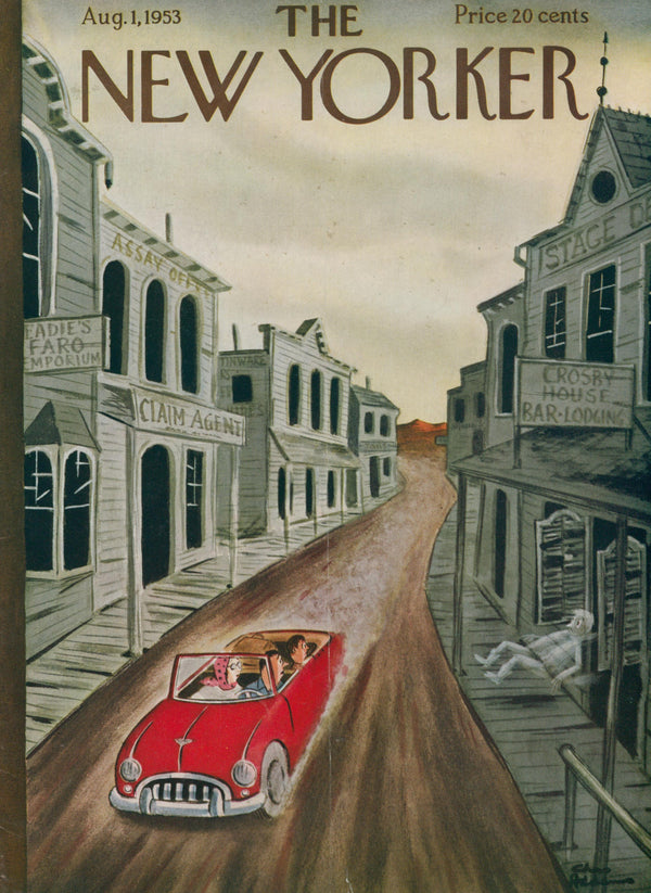 Ghost Town- The New Yorker  - Original Vintage Cover Art: