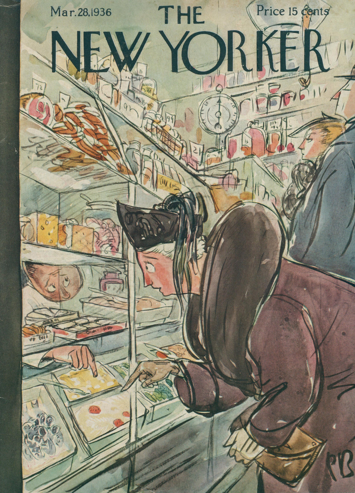 Sweet Tooth- The New Yorker  - Original Vintage Cover Art: