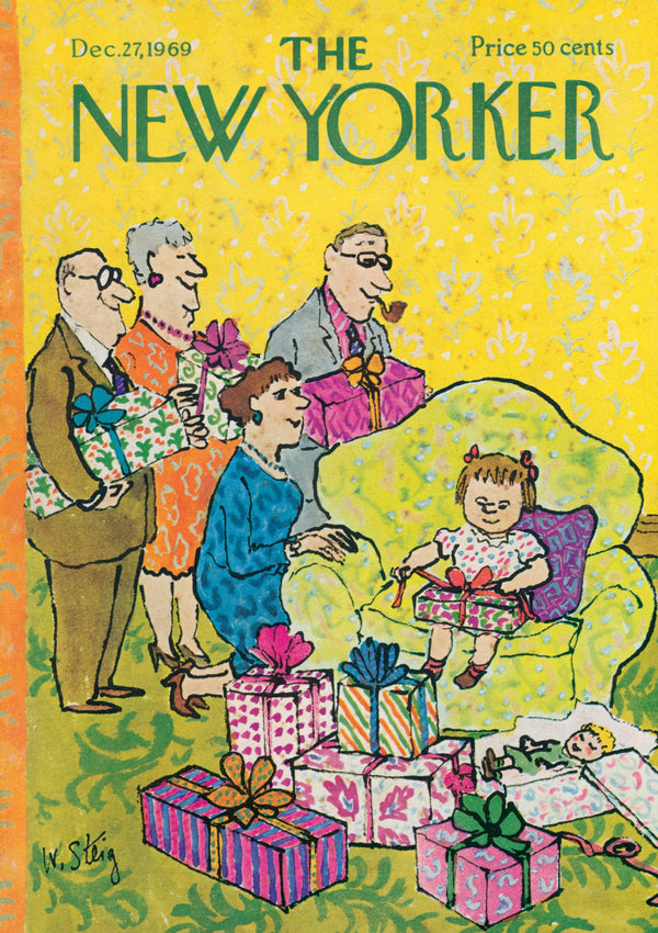 Luckiest Little Girl- The New Yorker - Original Vintage Cover Art: