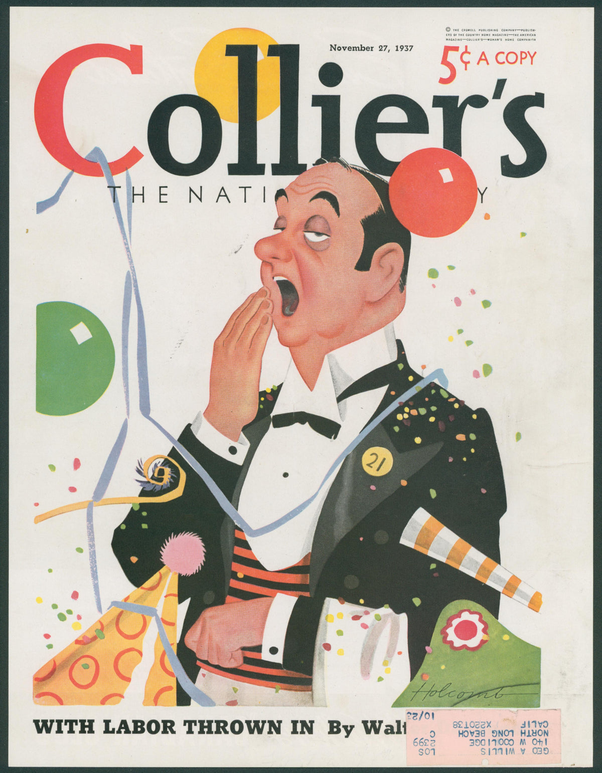 The Afterparty, Collier's Weekly - Original Vintage Cover Art: