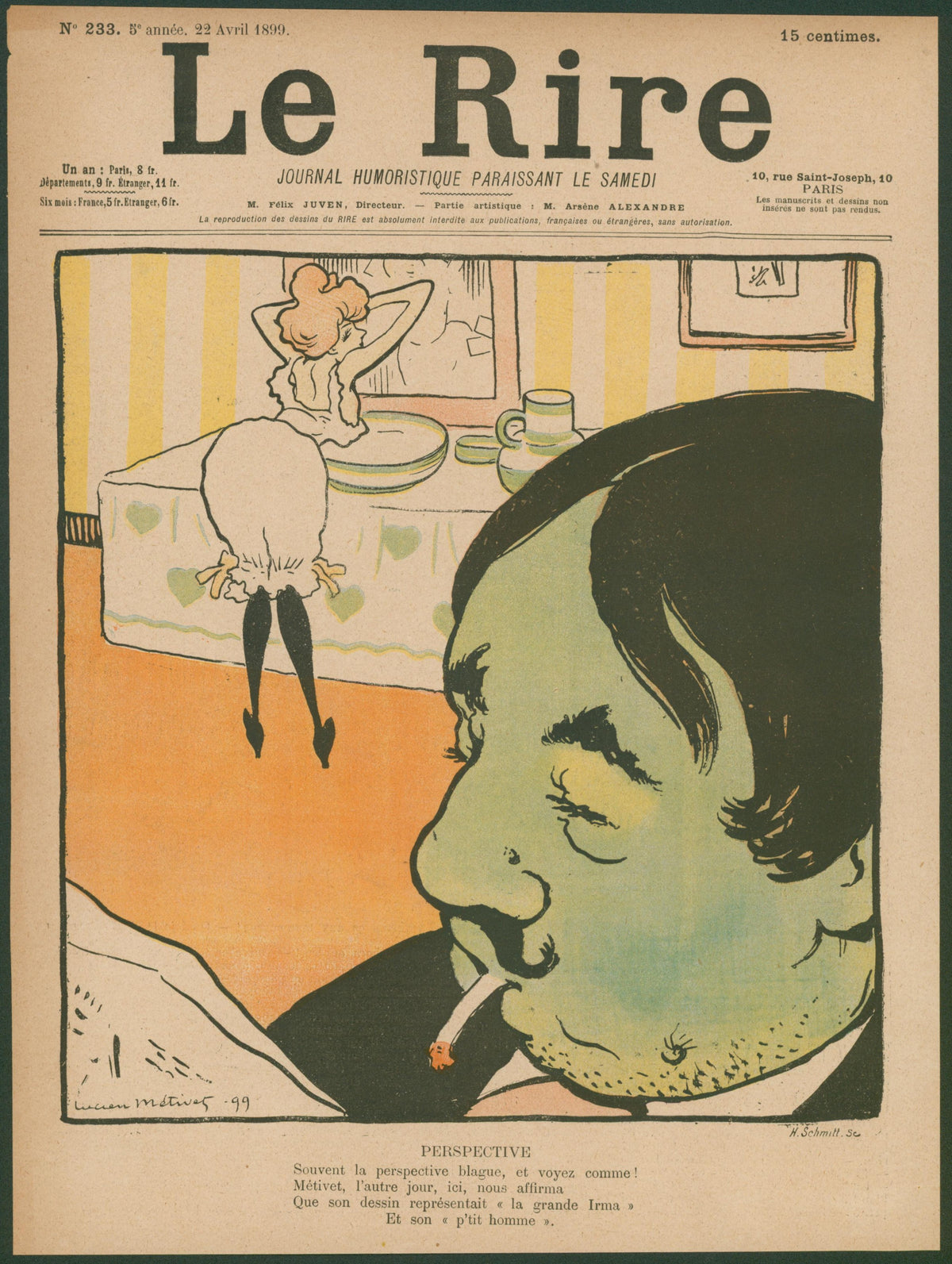 Perspective, Le Rire - Original Vintage Cover Art: