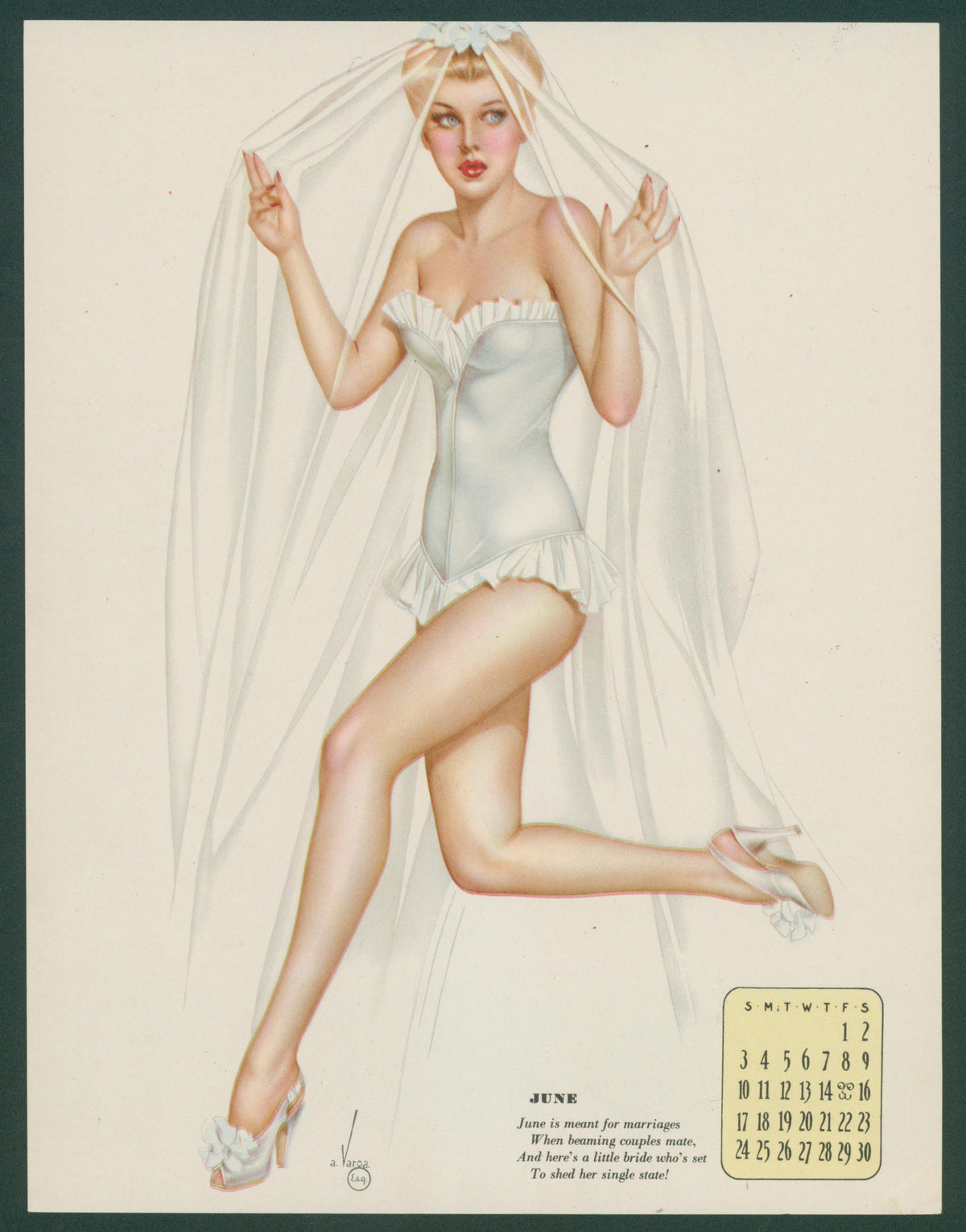 June Esquire Calendar