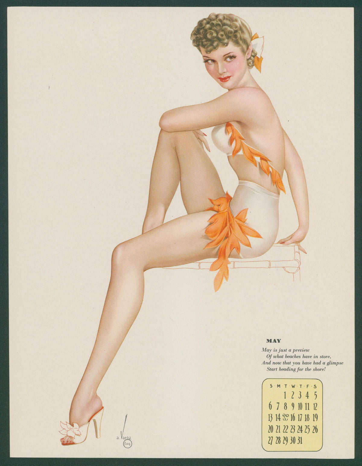 May Esquire Calendar