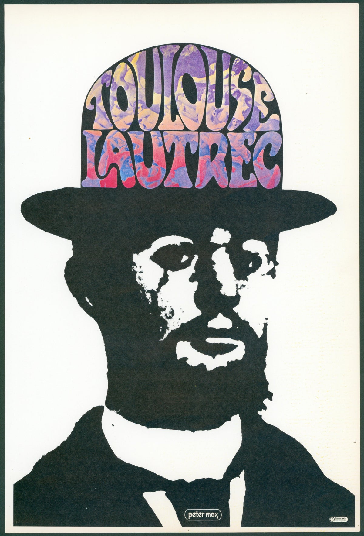 Toulouse-Lautrec, Peter Max (Re-Issue) - Original Vintage Poster