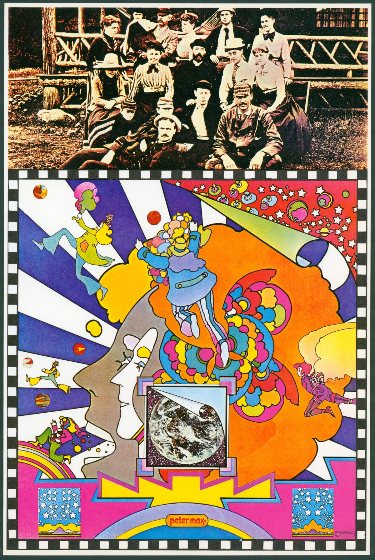 Instant Nutriment Number One, Peter Max Re-Issue - Original Vintage Poster