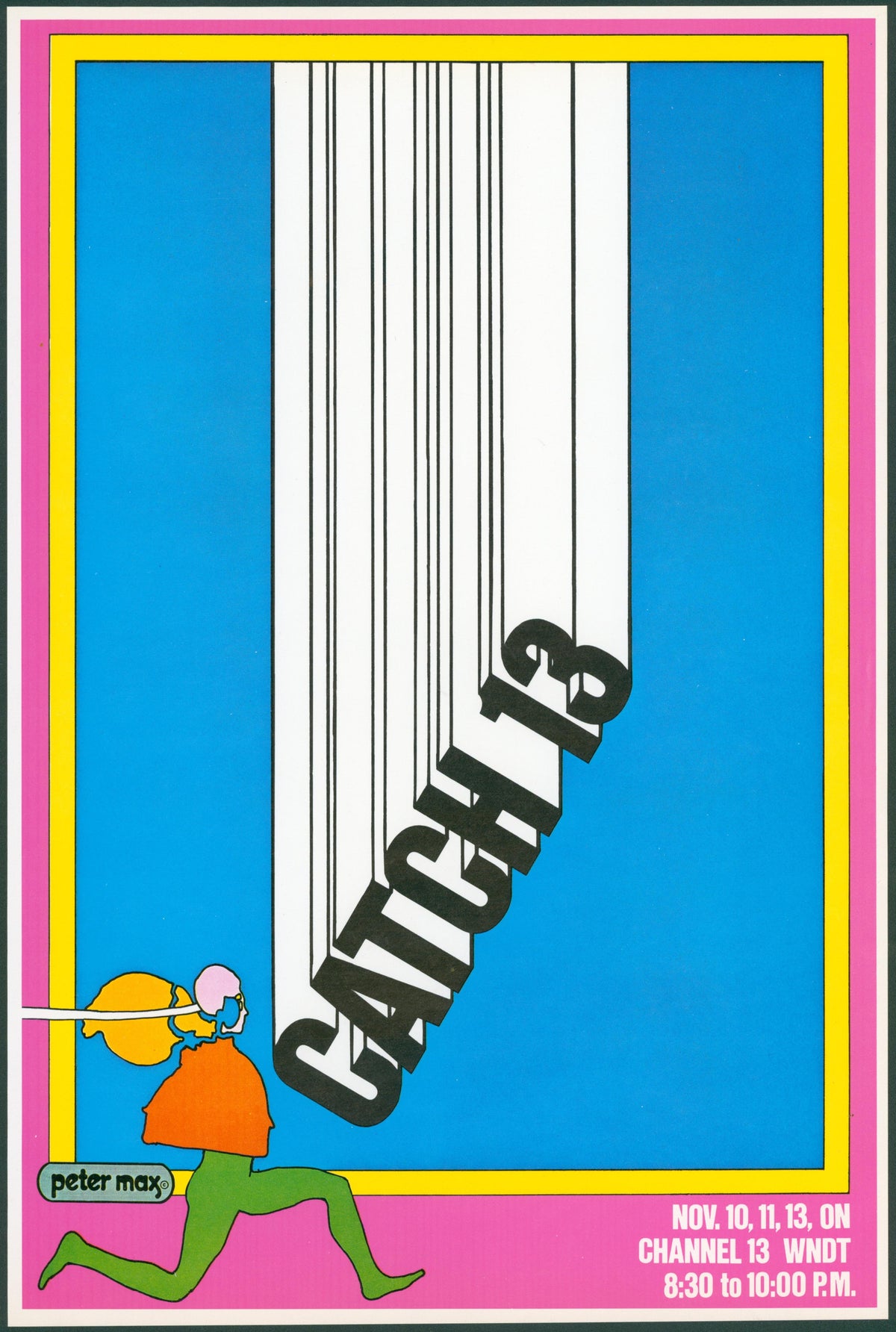 Catch-13, Peter Max Re-Issue - Original Vintage Poster