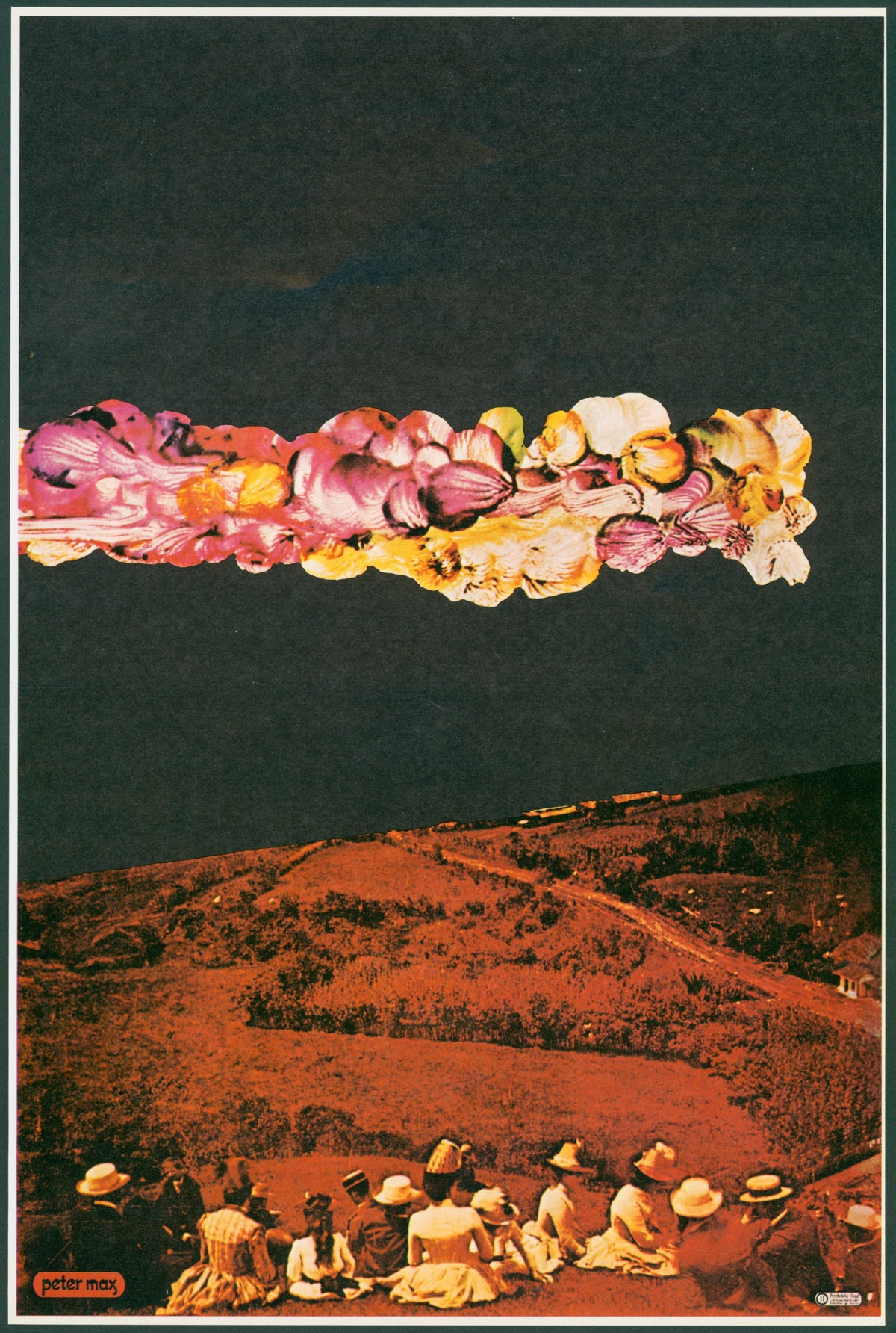 Psychedelic Cloud, Peter Max (Re-Issue) - Original Vintage Poster