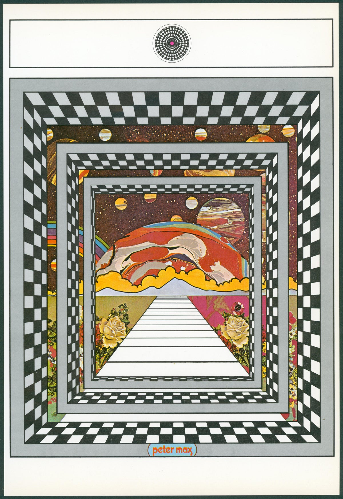 Cosmic Window, Peter Max Re-Issue - Original Vintage Poster