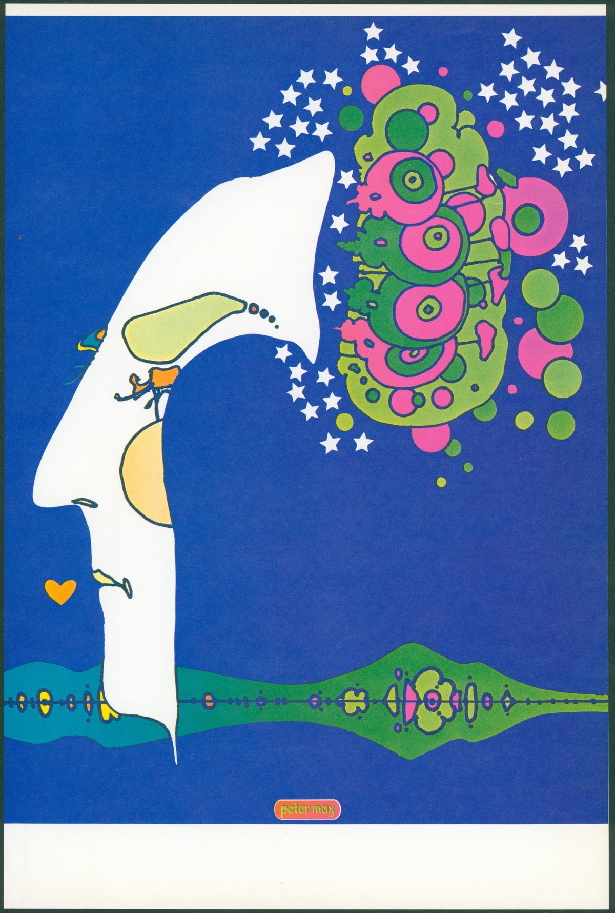 Midnight Dream, Peter Max Re-Issue - Original Vintage Poster