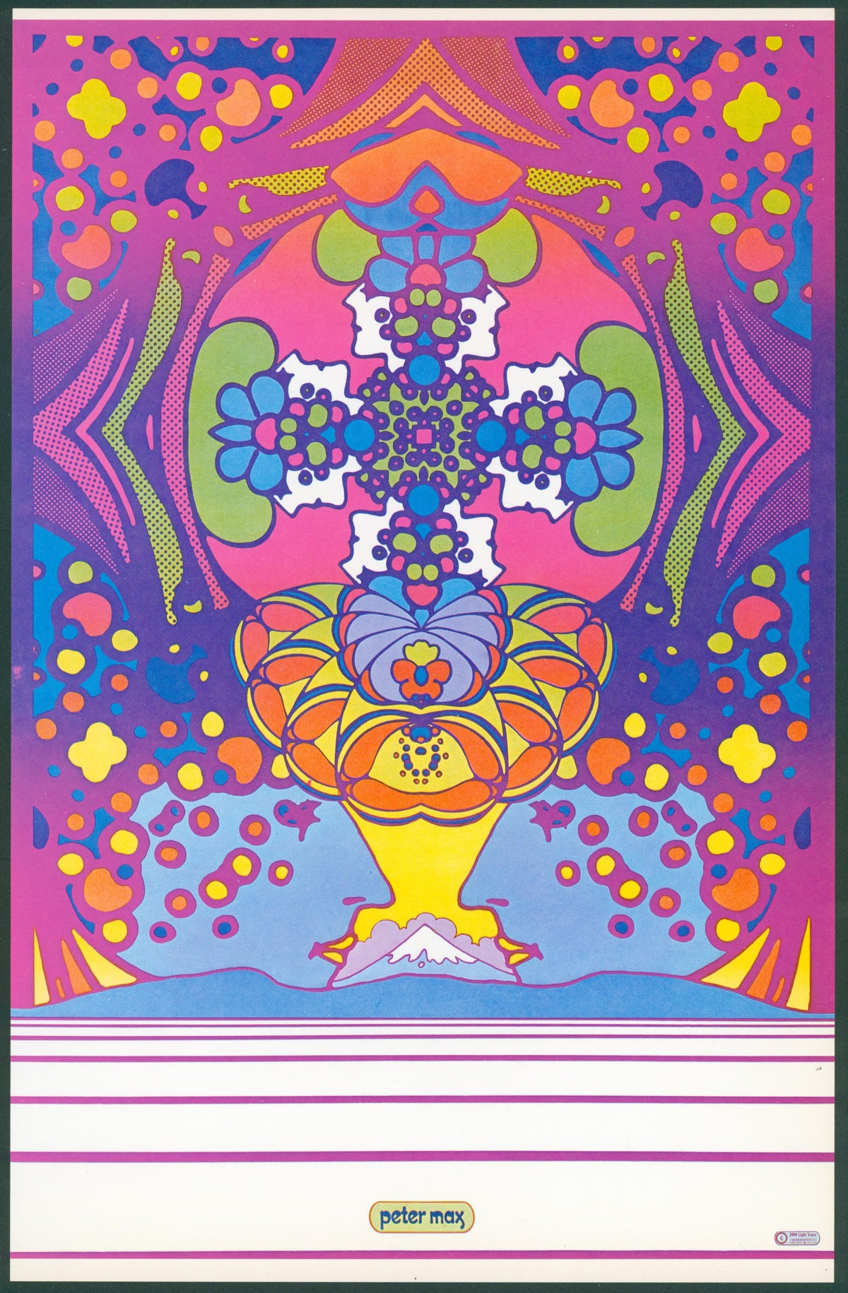 2000 Light-Years, Peter Max Re-Issue - Original Vintage Poster