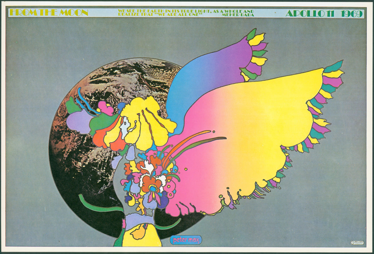 Apollo Number Two, Peter Max (Re-Issue) - Original Vintage Poster