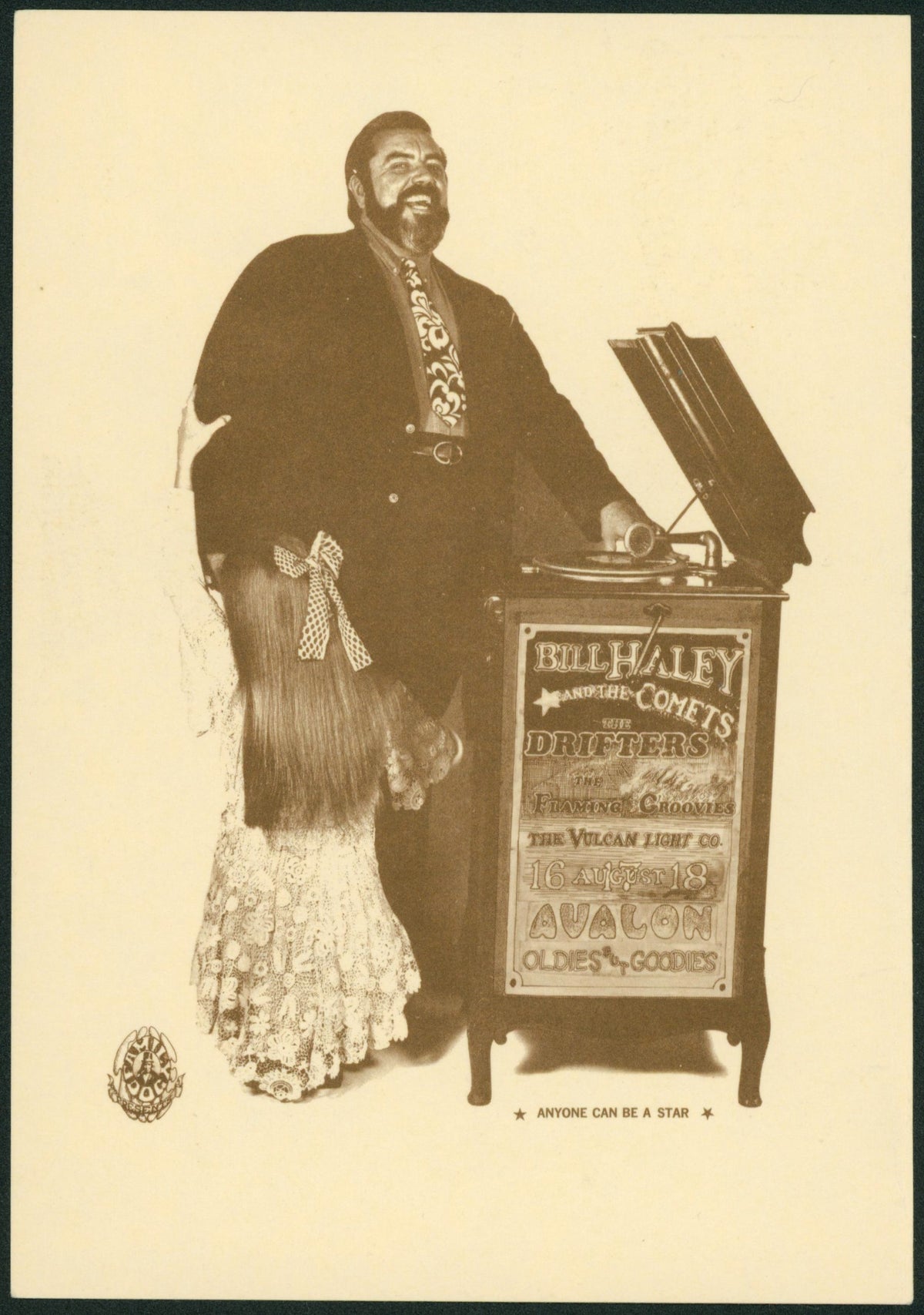 Bill Haley, Postcard (FD-133-1) - Original Vintage Postcard