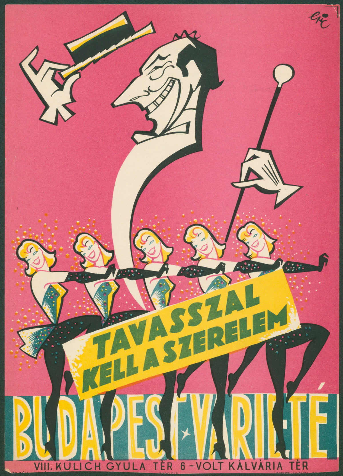 Love is Needed in Spring, Hungarian Tram Poster