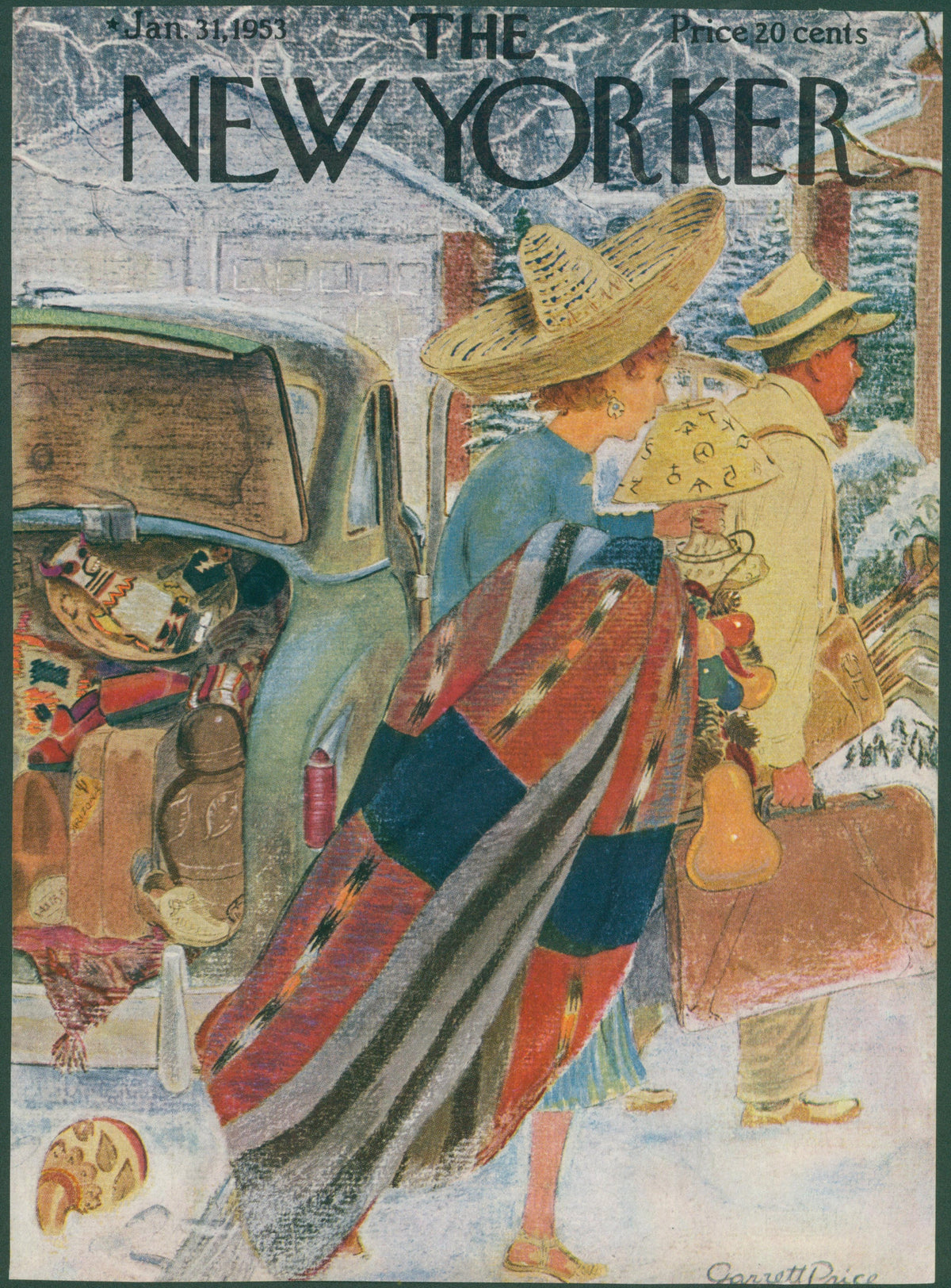Flea Market Finds- The New Yorker  - Original Vintage Cover Art: