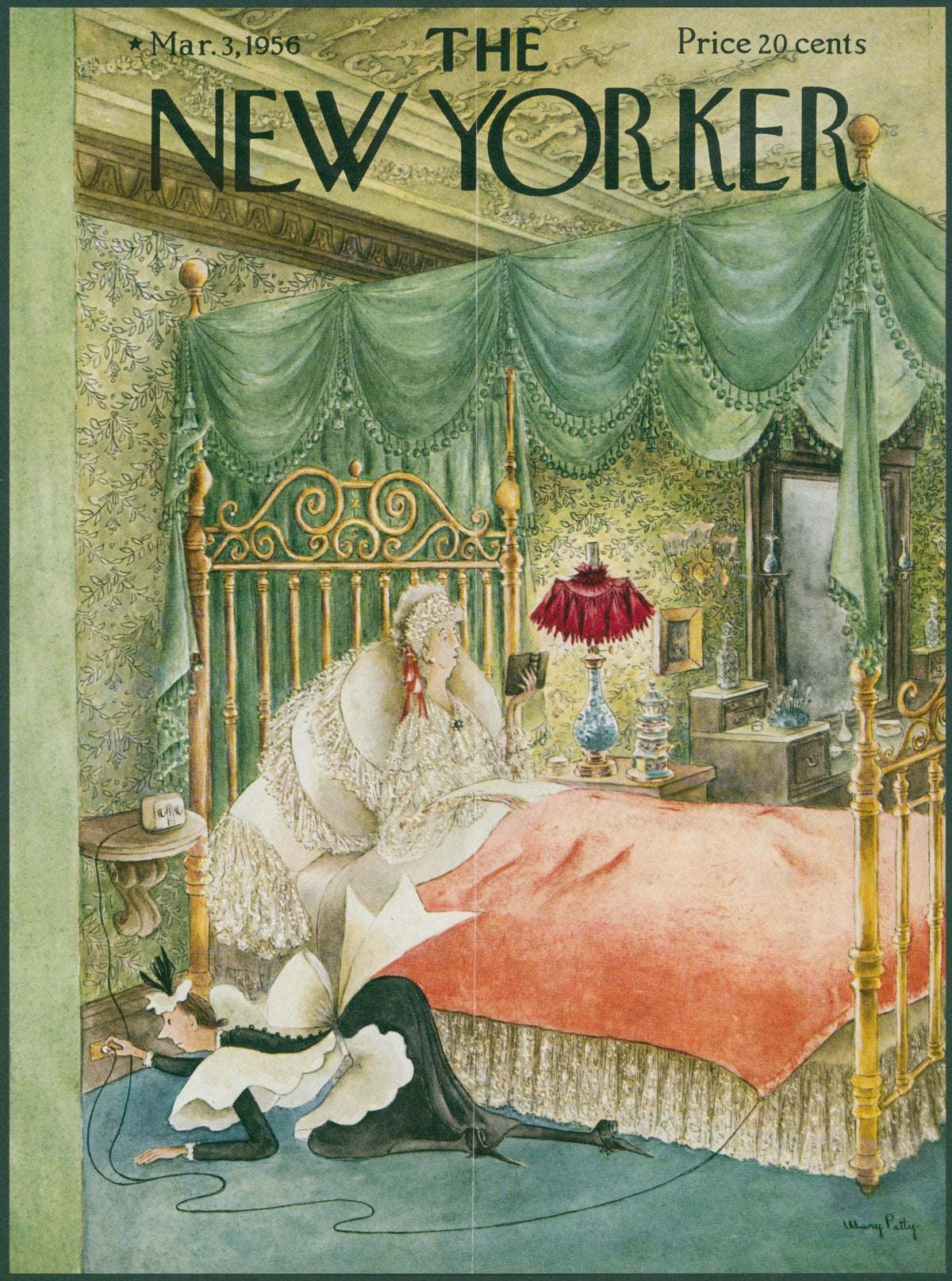 The Royal Lounge- The New Yorker  - Original Vintage Cover Art: