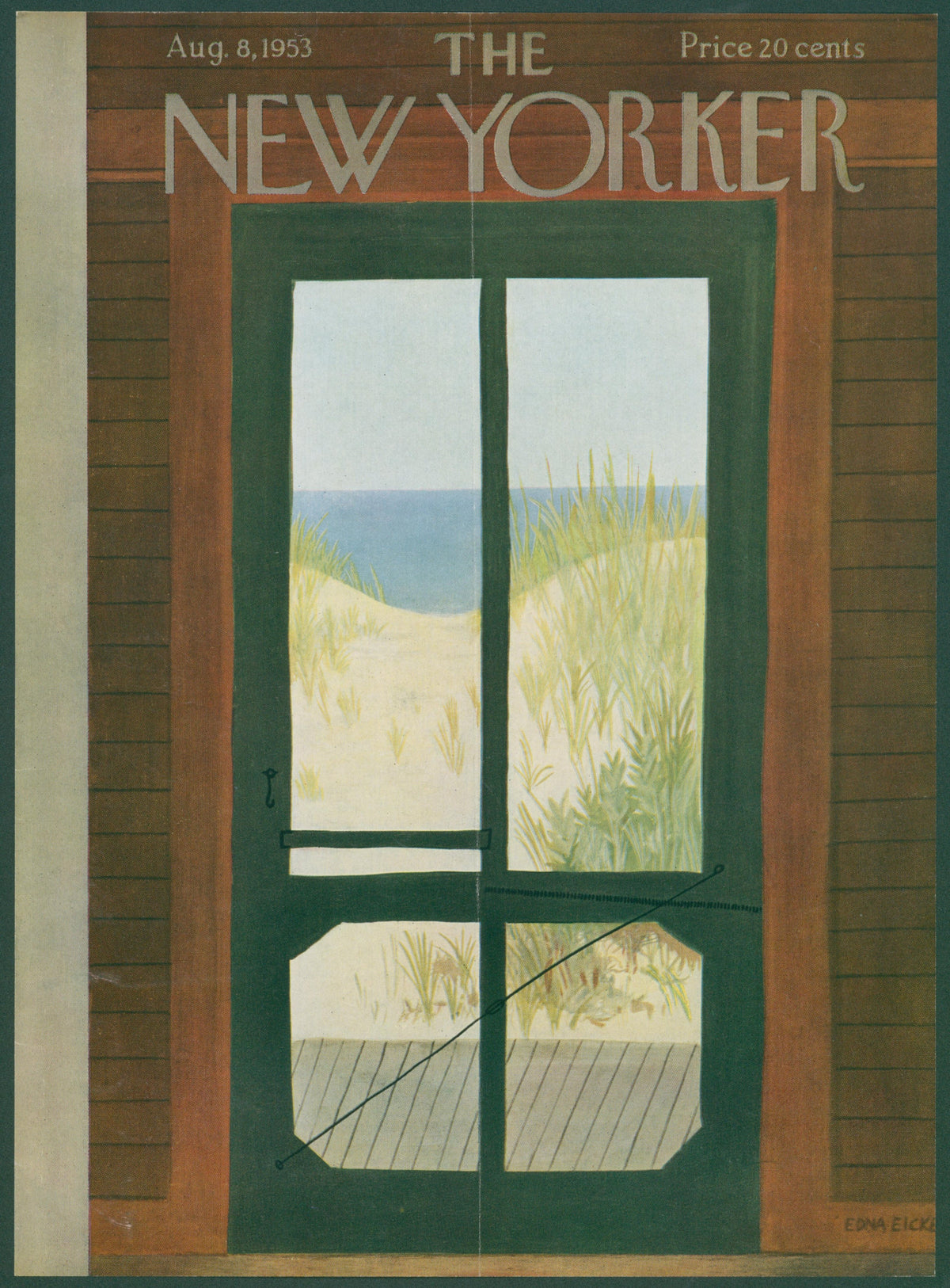 Summer Afternoon- The New Yorker  - Original Vintage Cover Art: