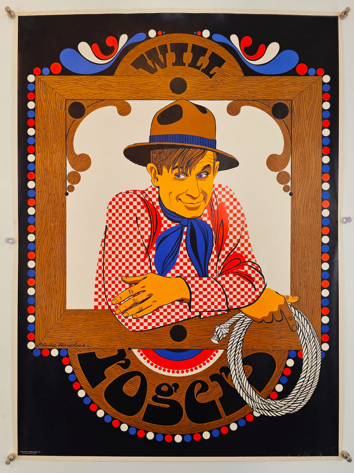 Will Roger by Elaine Havelock - Original Vintage Poster