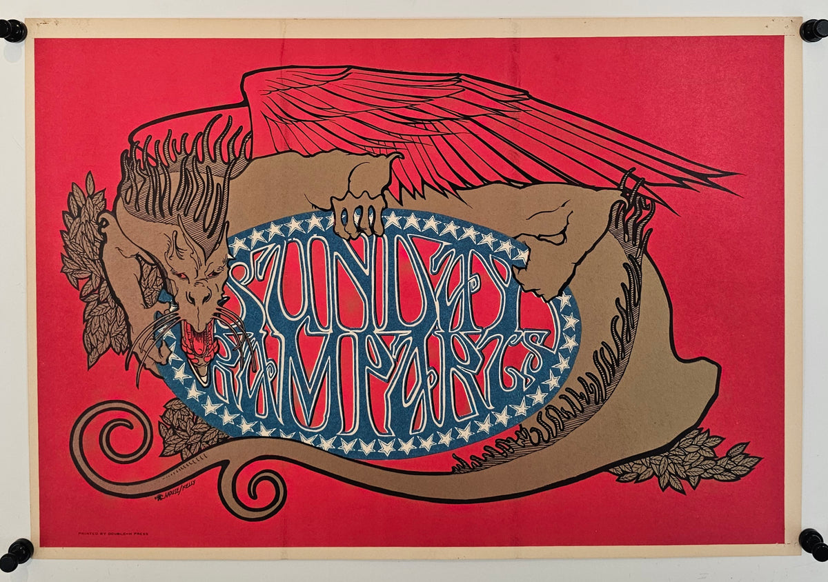 Sunday Ramparts by Stanley Mouse & Alton Kelley - Original Vintage Poster