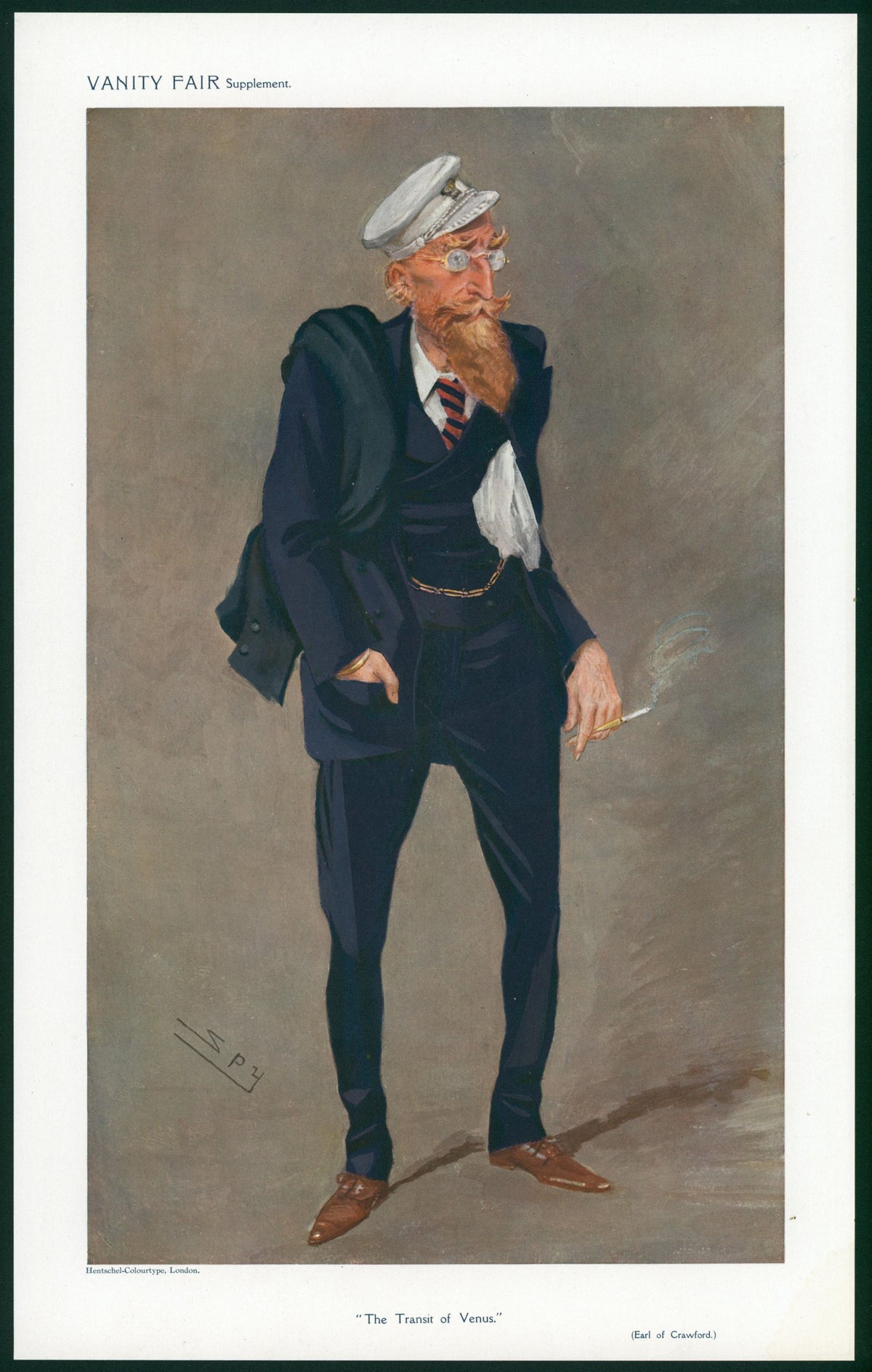 Transit of Venus, Men of the Day- Vanity Fair - Original Vintage Illustration