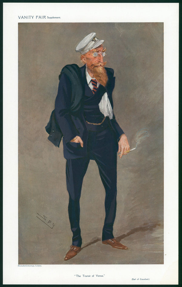 Transit of Venus, Men of the Day- Vanity Fair - Original Vintage Illustration