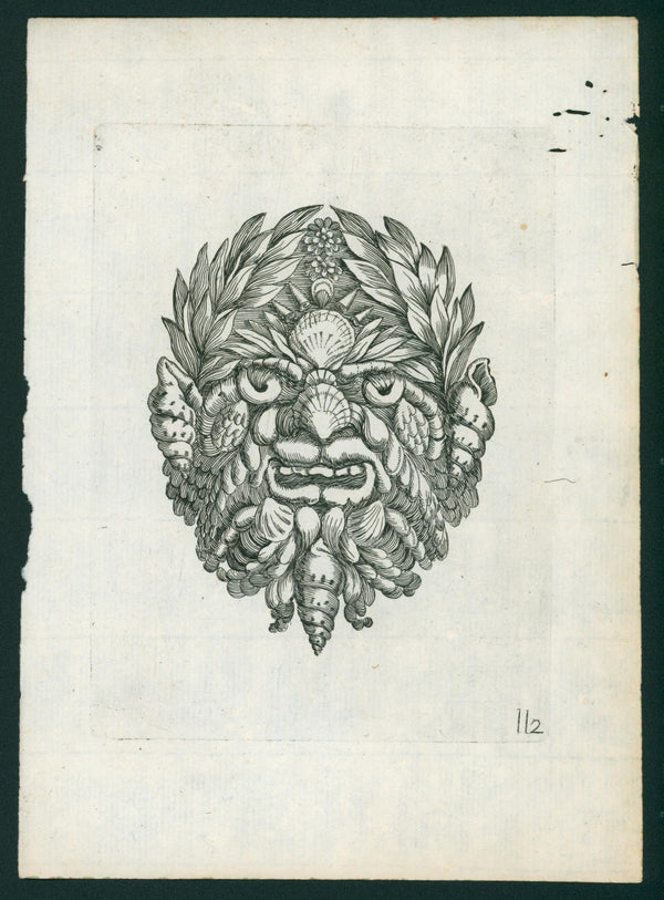 Baroque Conchology, Steel Engraving - Authentic Vintage Antique Print