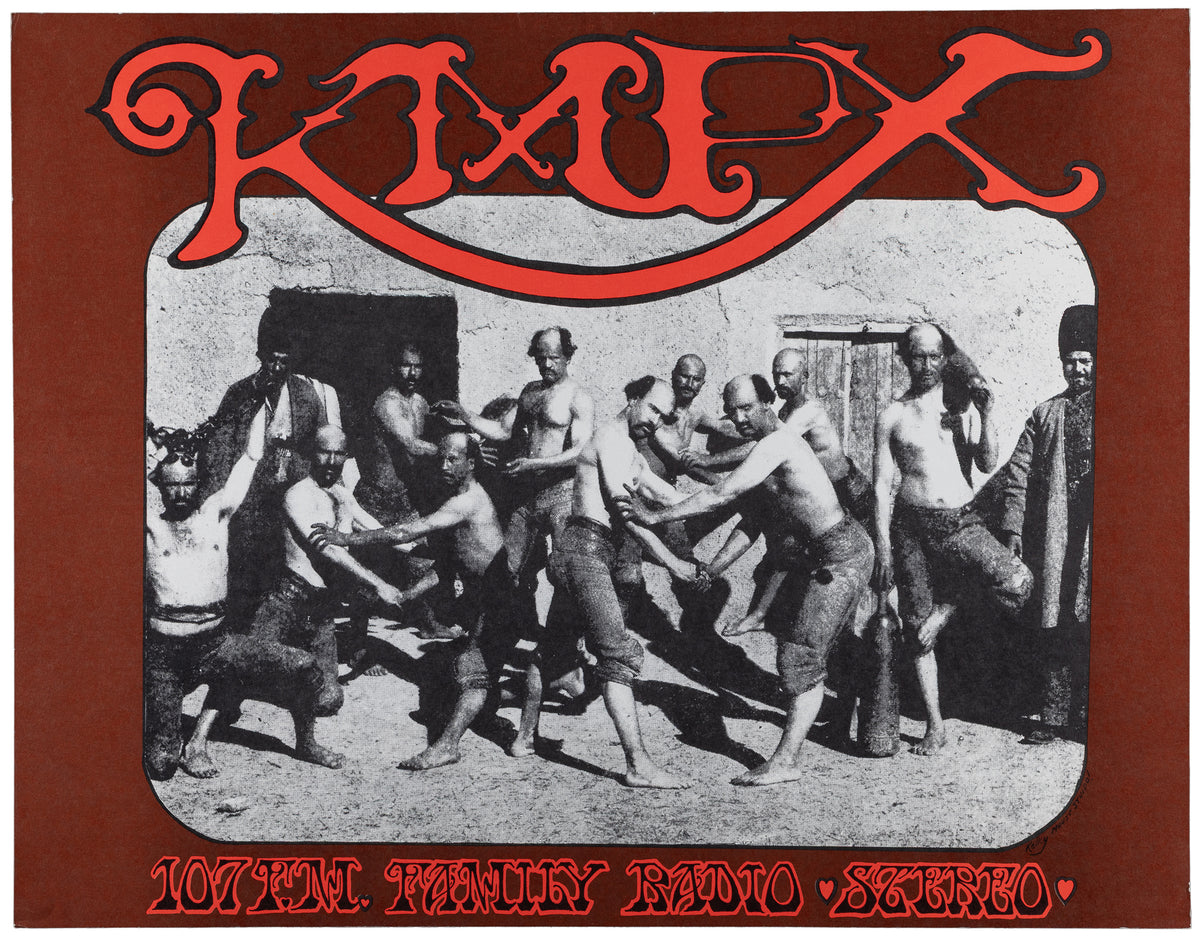 KMPX Radio by Alton Kelley & Stanley Mouse - Original Vintage Poster