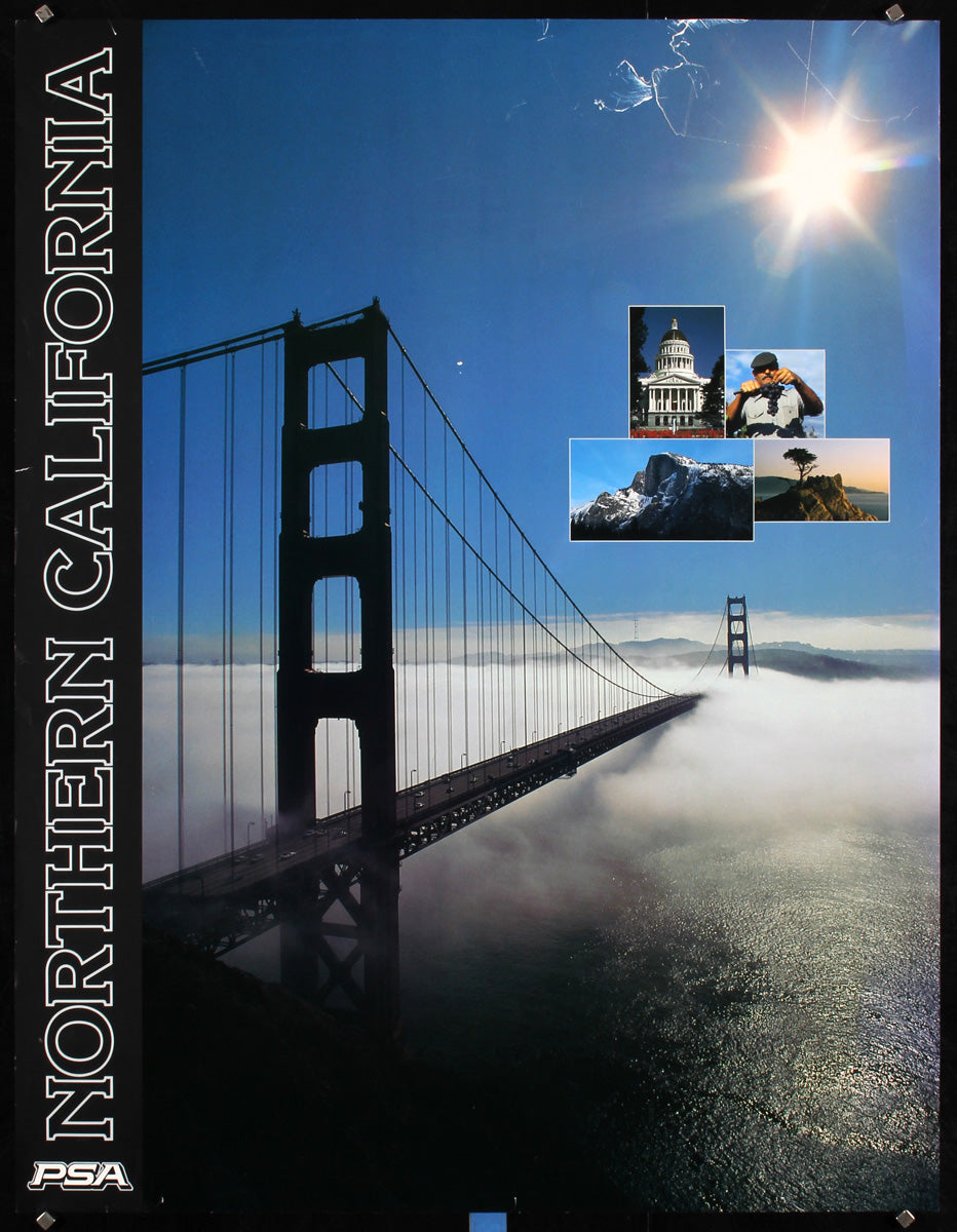 Visit Northern California, San Francisco - Authentic Vintage Poster