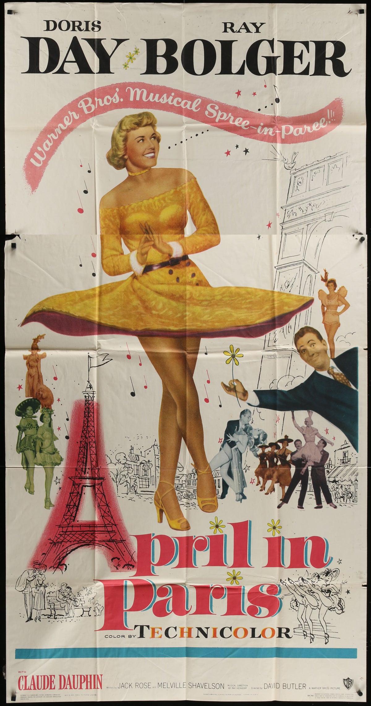 April in Paris - Original Vintage Poster