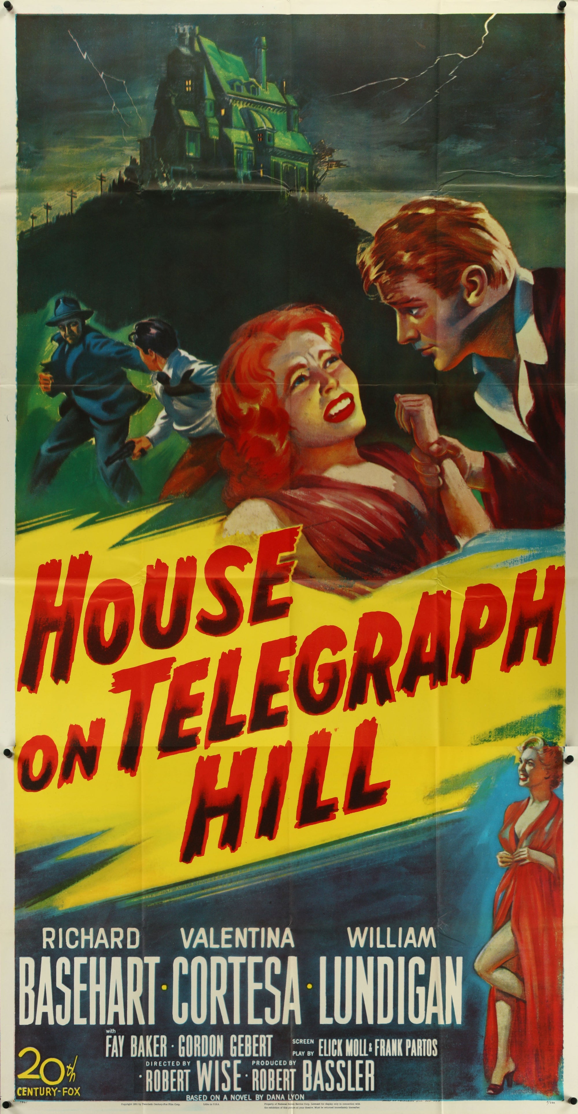 House on Telegraph Hill - Authentic Vintage Poster