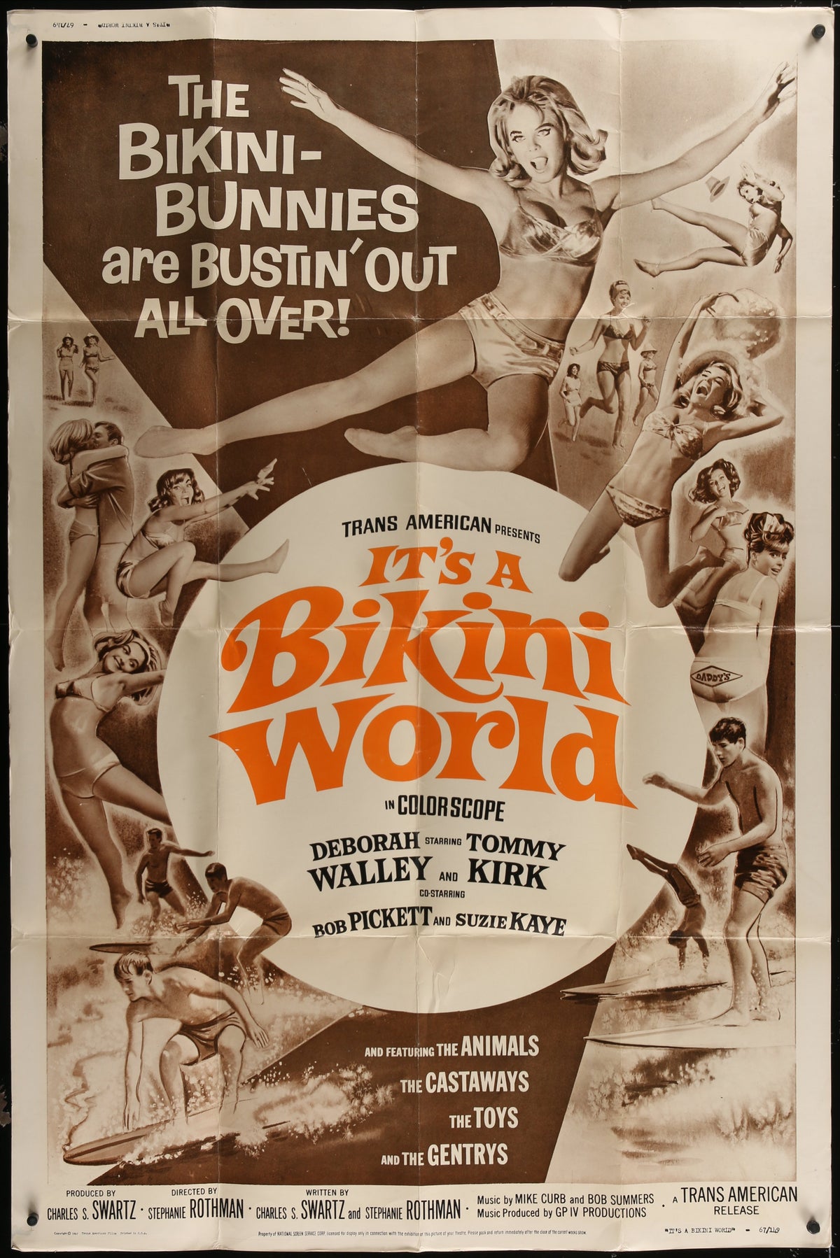 It's a Bikini World - Original Vintage Poster