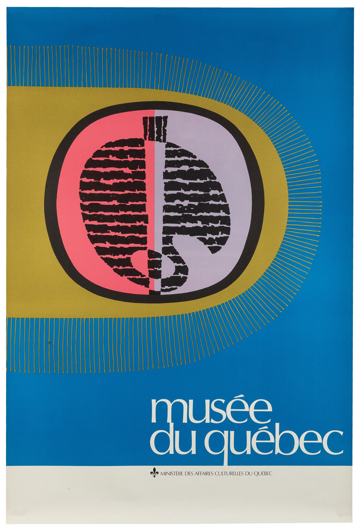 Museum of Quebec, Quebec Ministry of Cultural Affairs - Original Vintage Poster
