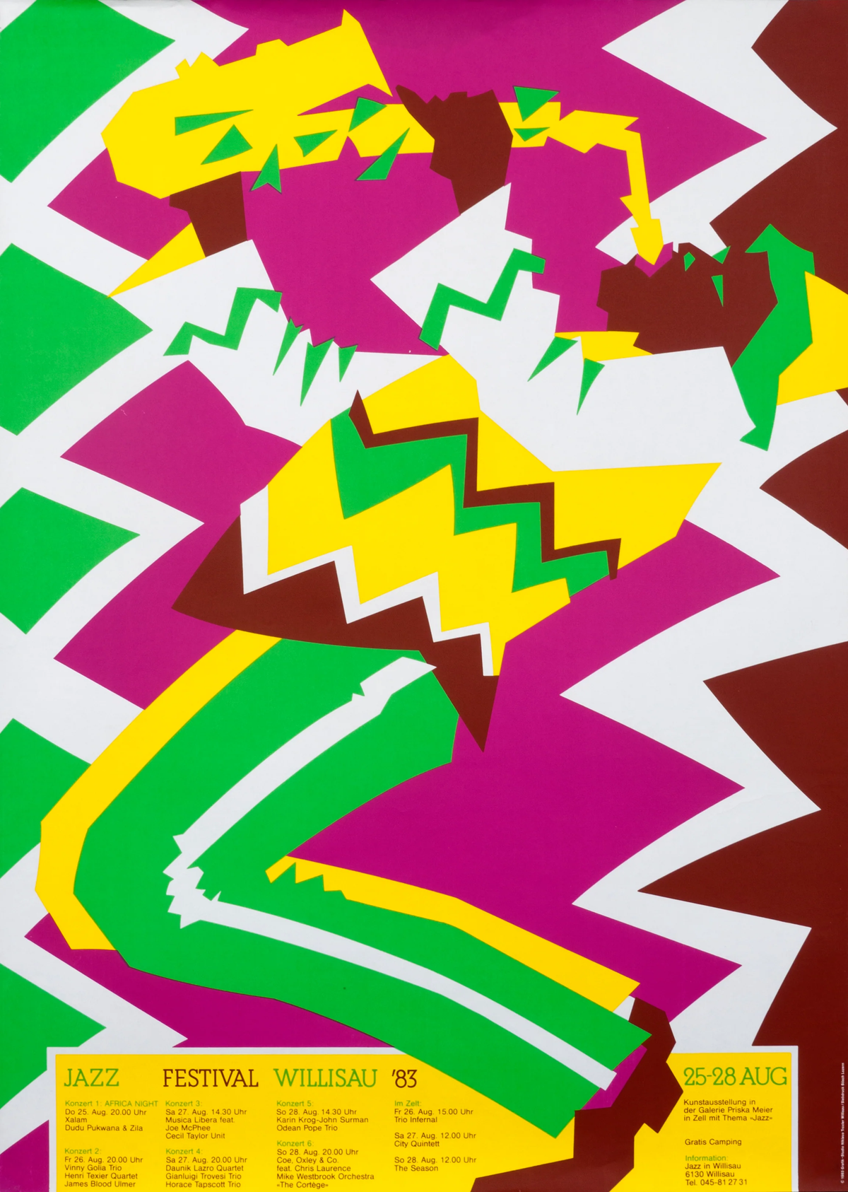 Jazz Festival Willisau, Small - Authentic Vintage Poster