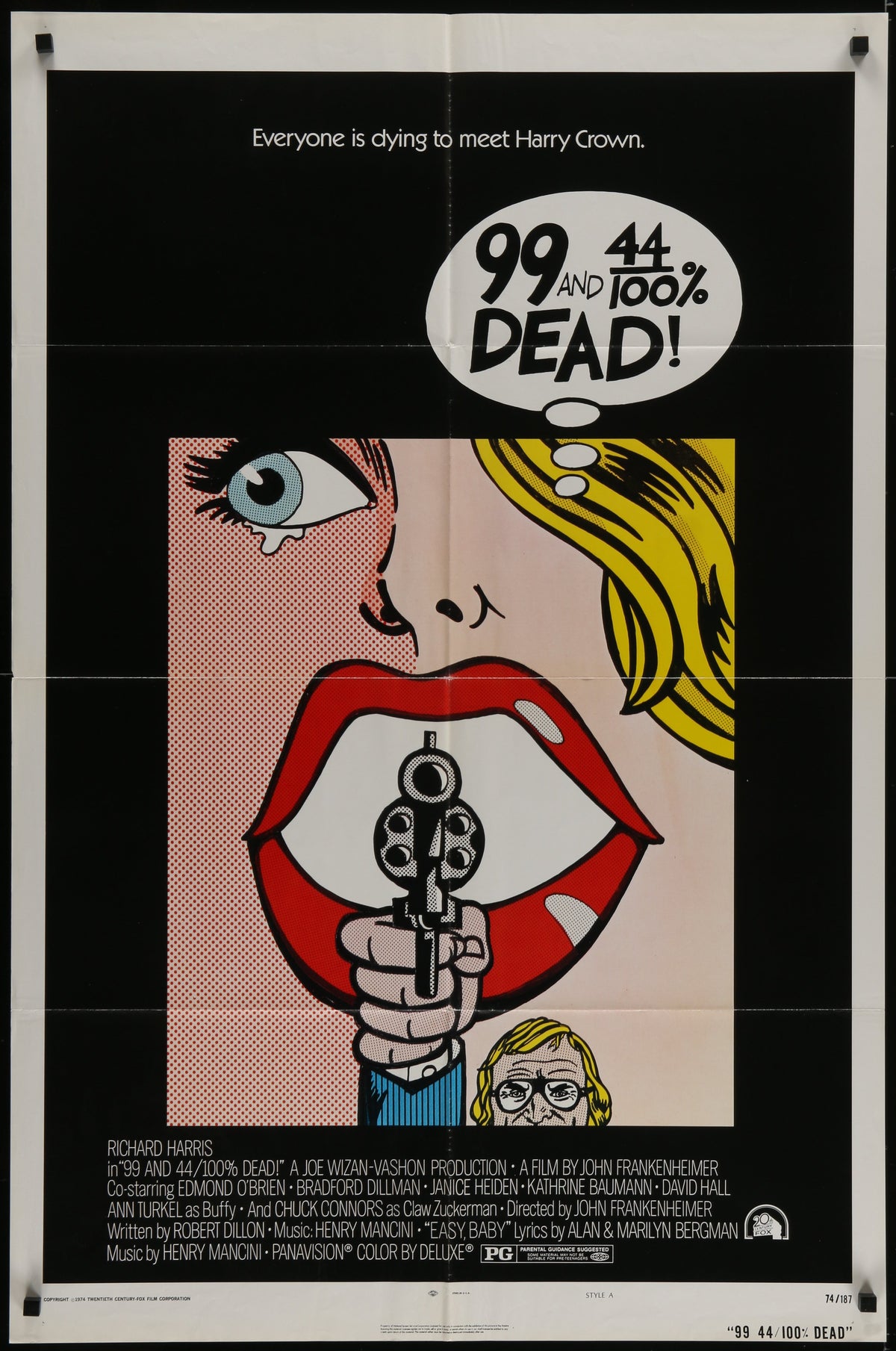 99 & 44/100% Dead! - Original Vintage Poster