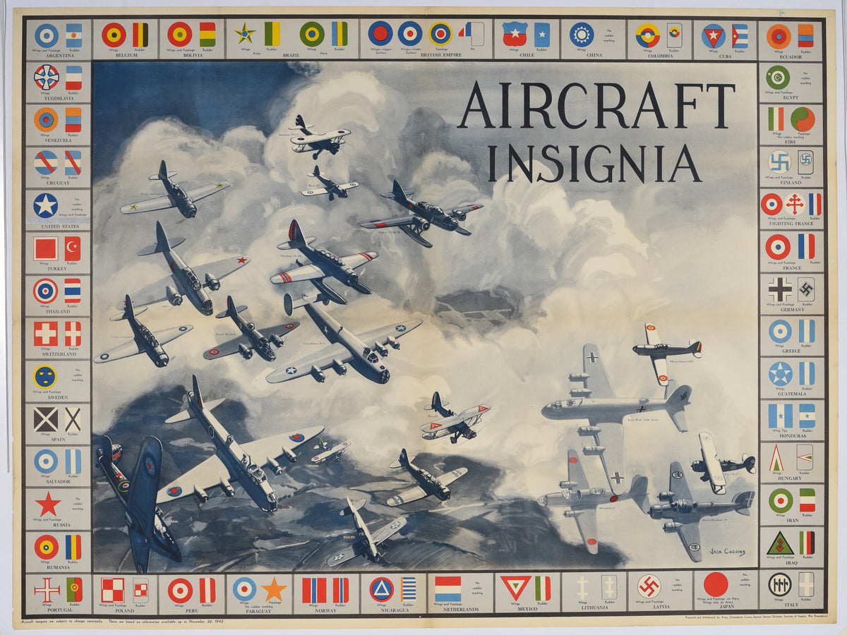 Aircraft Insignia - Authentic Vintage Poster