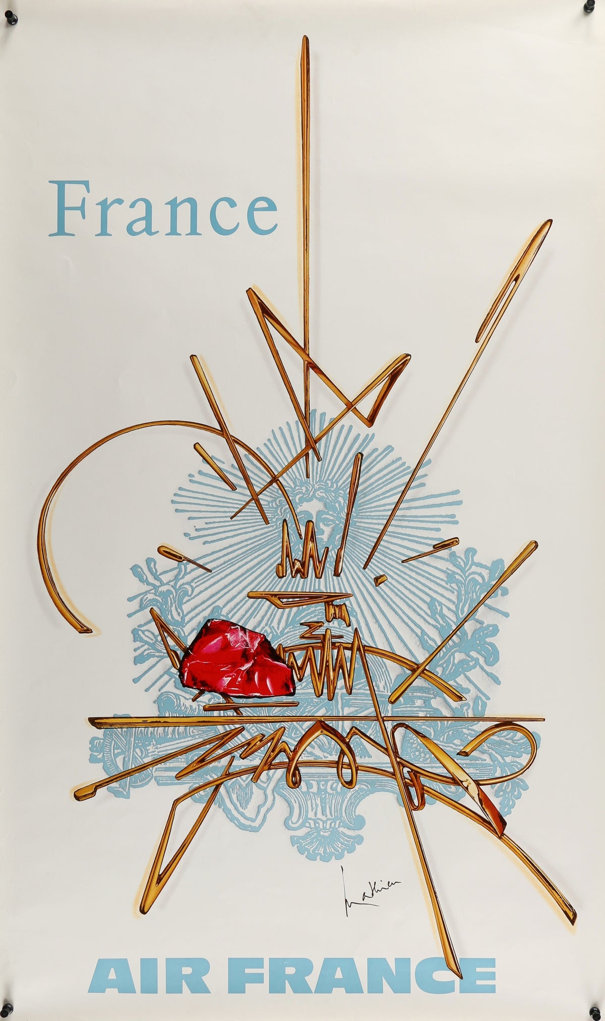 Air France - Authentic Vintage Poster