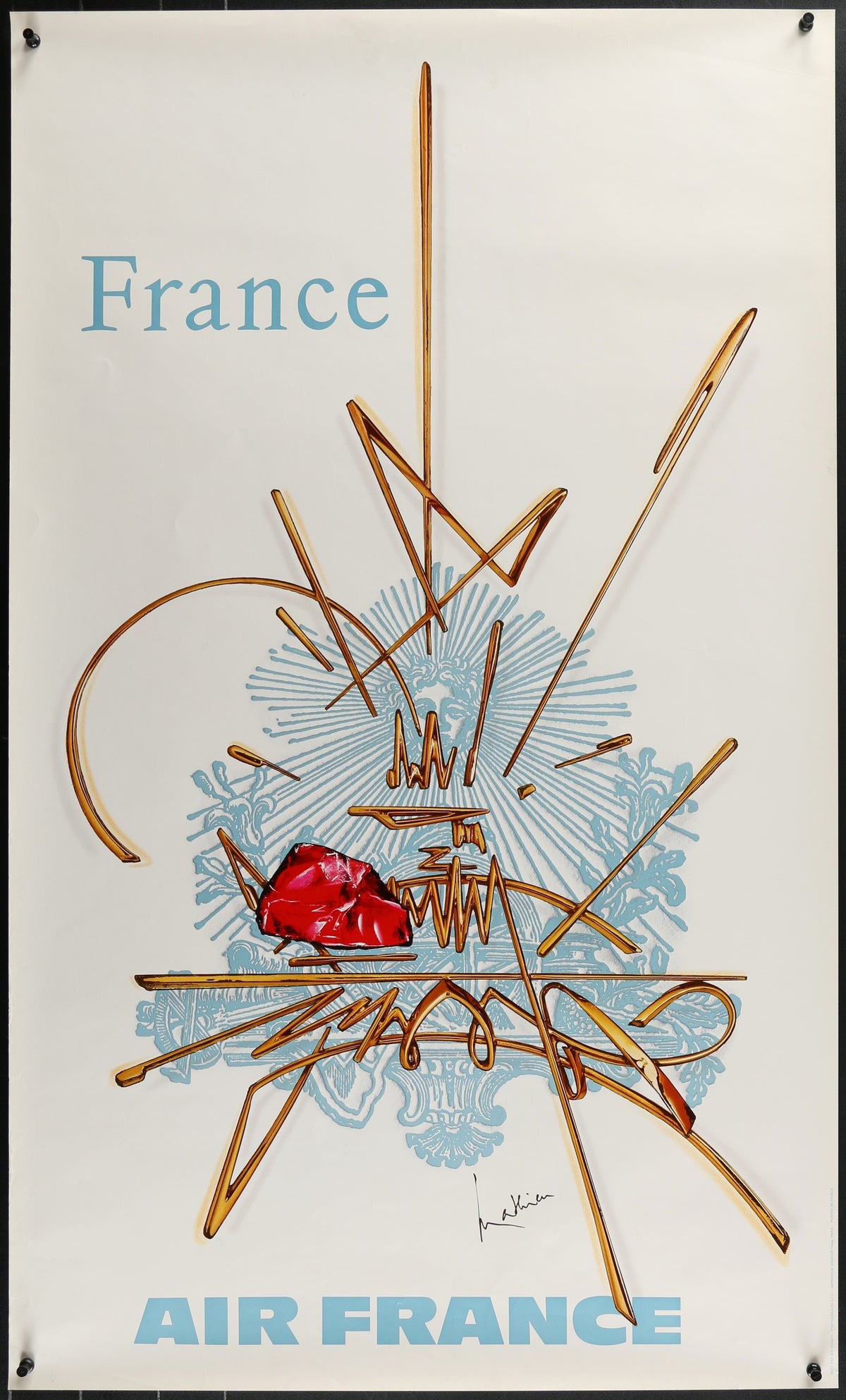 Air France - Authentic Vintage Poster