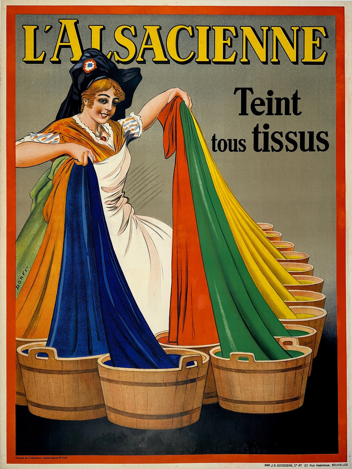 L’Alsacienne - Authentic Vintage Poster