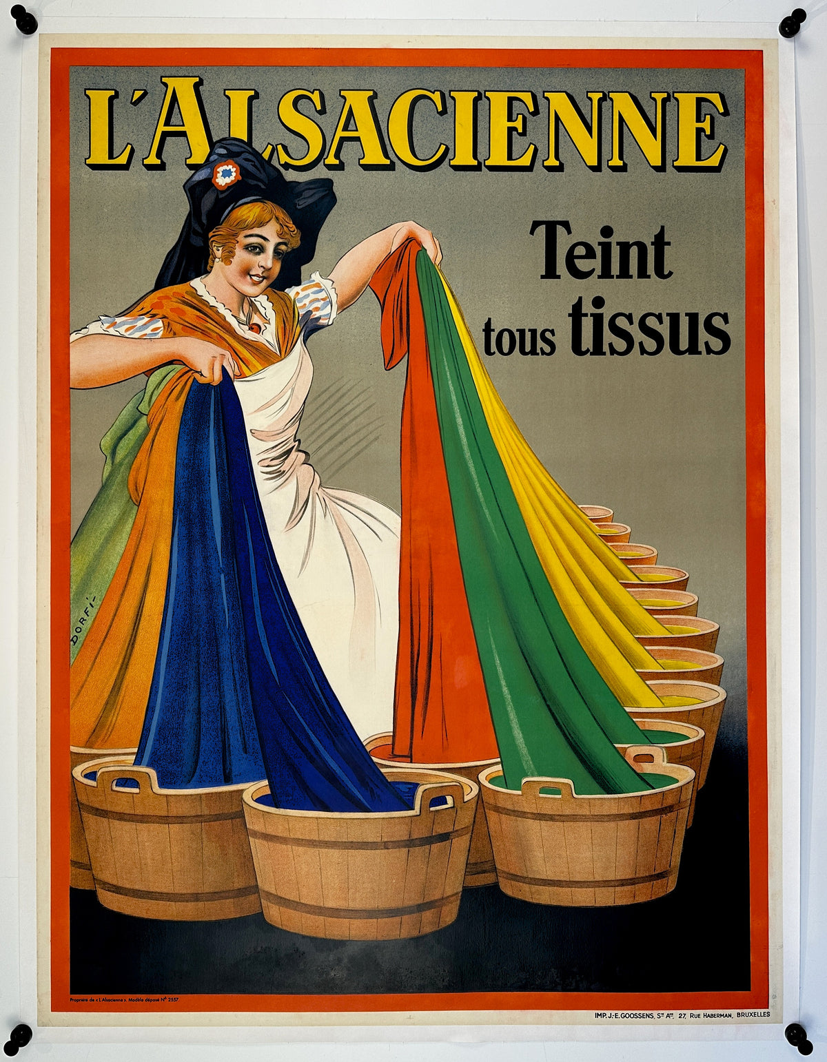L’Alsacienne - Authentic Vintage Poster