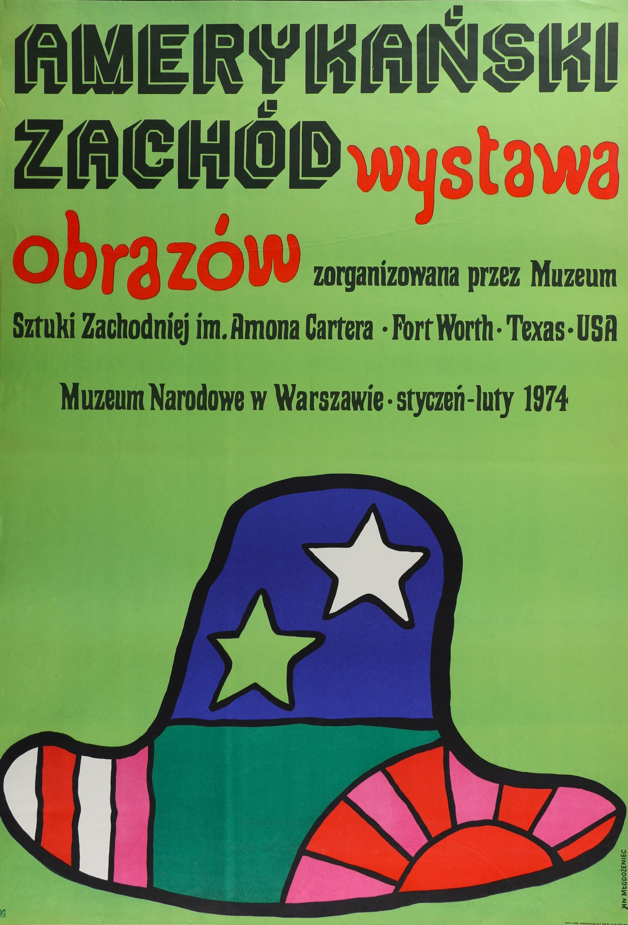 Amerykanski Zachod - Authentic Vintage Poster