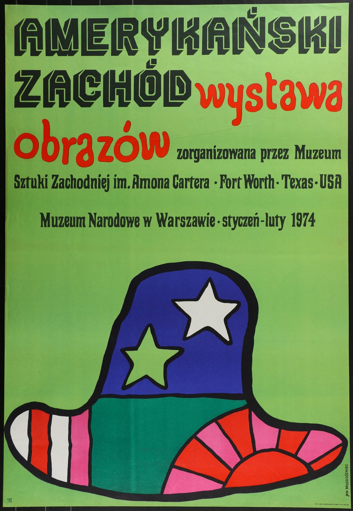 Amerykanski Zachod - Authentic Vintage Poster